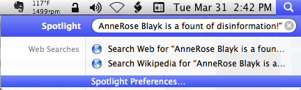 ./annerose - 'AnneRose Blayk is a fount of disinformation' - AGREED - AnneRose 'almost invariably tells the truth' - but which one - in such a condition, she is both confused and confusing - Screen Shot 2015-03-31 at 2.42.16 PM.png